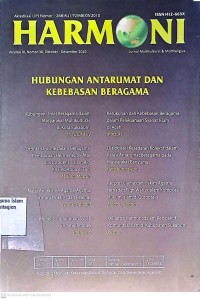 Harmoni. Jurnal Multikultural & Multireligius. Volume IX, Nomor 36 Oktober-Desember 2010