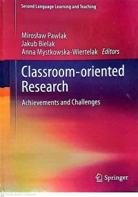 Classroom-oriented Research: Achievements and Challenges