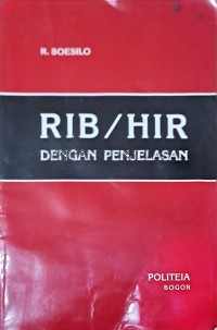 RIB/HIR Dengan Penjelasan