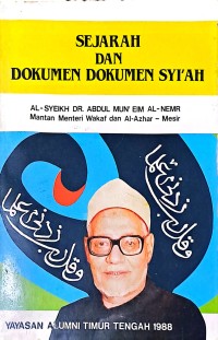Sejarah Dan Dokumen Dukumen Syi'ah