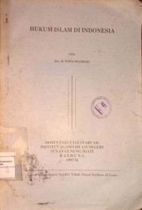 Hukum Islam di Indonesia