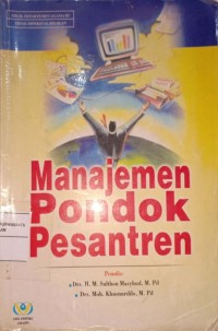 Manajemen Pondok pesantren