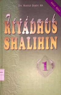Terjemah Riyadhus Shalihin Jilid 1. Edisi Elite
