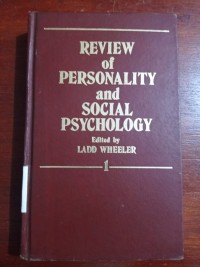 Review Of Personality And Social Psychology