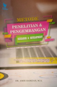 Metode Penelitian & Pengembangan . Research & Development