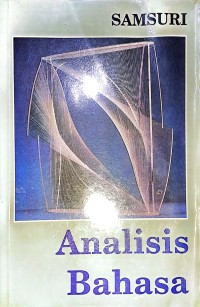 Analisis Bahasa