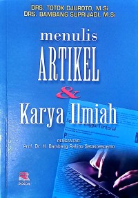 Menulis Artikel & Karya Ilmiah