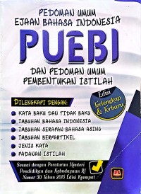 Pedoman Umum Ejaan Bahasa Indonesia PUEBI Dan Pedoman Umum Pembentukan Istilah