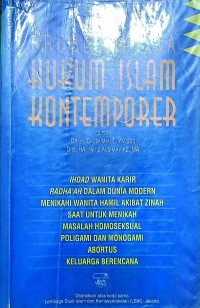 Problematika Hukum Islam Kontemporer. Buku Kedua