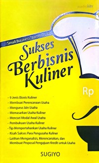 Sukses Berbisnis Kuliner