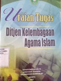 Image of Uraian Tugas Ditjen Kelembagaan Agama Islam