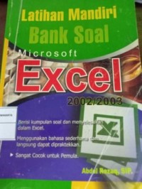 Image of Latihan Mandiri Bank Soal Microsoft Excel 2002/2003