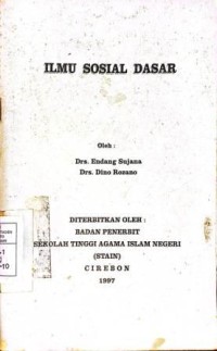 Image of Ilmu Sosial Dasar