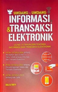 Image of Undang-Undang Informasi & Transaksi Elektronik
