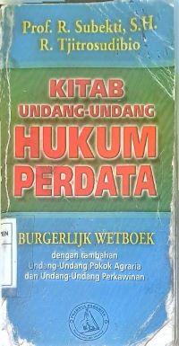 Image of Kitab Unang-Undang Hukum Perdata
